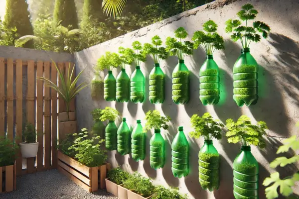 Guia Completo para Plantar Salsa na Parede com Garrafas Recicladas