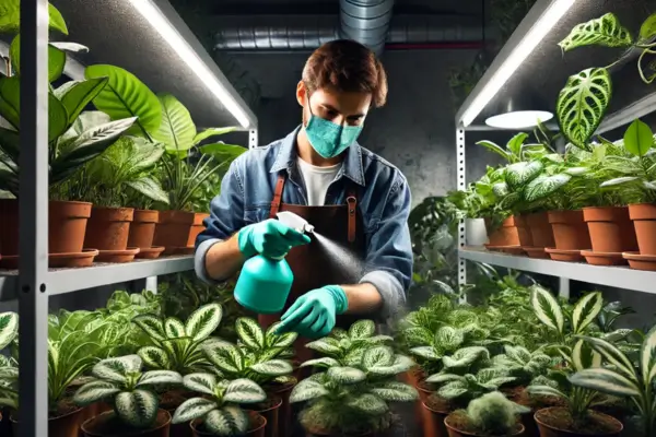 Formas de Controle de Fungos para Plantas Ornamentais em Ambiente com Baixa Ventilação