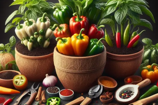 Produzir Pimentões em Vasos com Drenagem e Substrato Enriquecido em Nutrientes