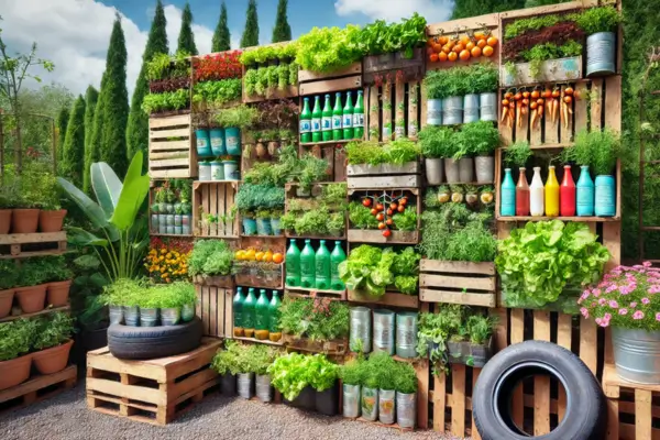 6 Técnicas para Criar uma Parede de Hortaliças Utilizando Materiais Reciclados