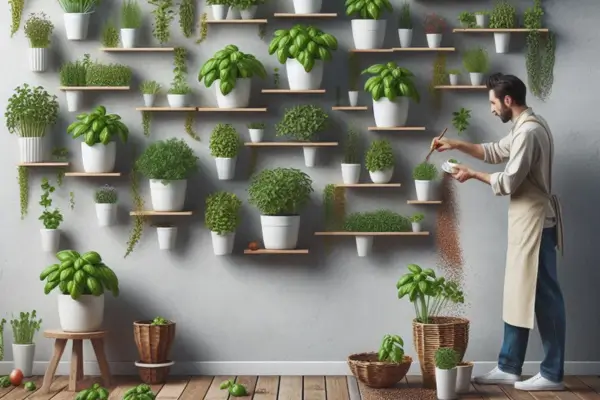 Como Garantir Manjericão e Orégano Frescos o Ano Todo com Cultivo em Parede