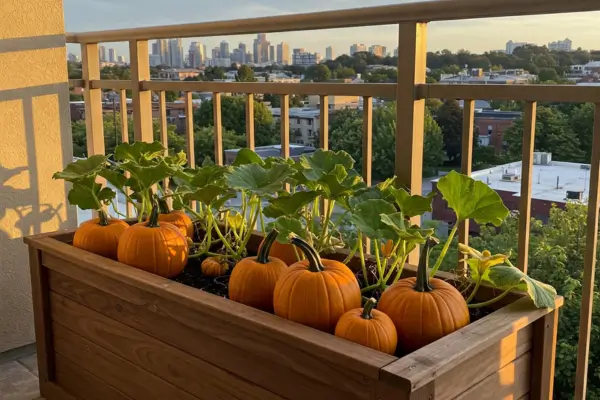 Dicas para cultivar abóboras decorativas em recipientes para varandas espaçosas